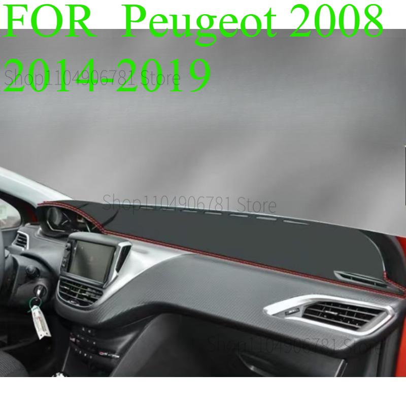 ДЛЯ Peugeot 2008 2014- Автомобильный Коврик на Панель Приборов Dashmat Покрытие Панели Приборов Солнцезащитный Коврик на Панель Приборов Ковер Аксессуары