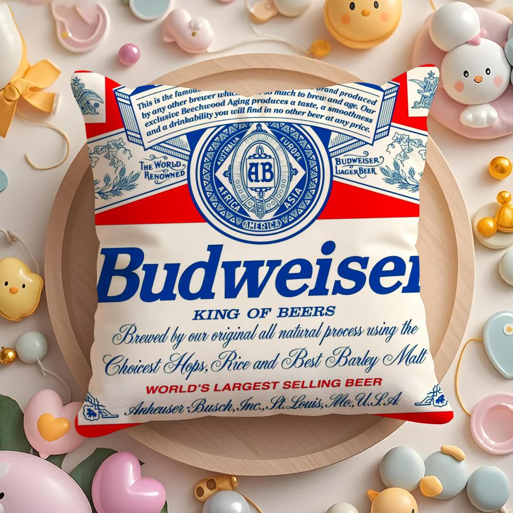 Горячая наволочка B-Budweisers для дома и автомобиля, универсальная, двусторонняя, мягкая и прочная, для повседневного использования