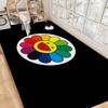 Cute T-Takashi Flowers M-Murakami Door Mat Nordic Style Bedroom Living Room Doormat Home Balcony Anti-Slip Alfombra