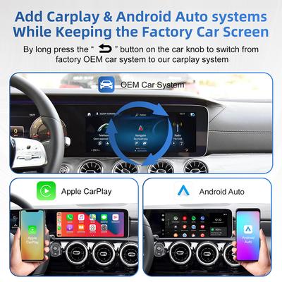 Беспроводной CarPlay Android Auto Для Mercedes Benz 2019-2025 Система NTG6.0 MBUX Bluetooth GPS Навигация Wi-Fi Экран Обновление Мультимедиа