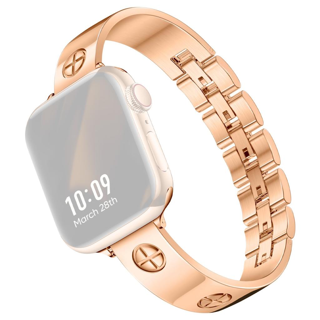 Watch Band For Apple Watch Series 10 42mm/9 8 7 41mm/6 5 4 SE (2022) SE (2023) SE 40mm/3 2 1 38mm Stainless Steel Strap