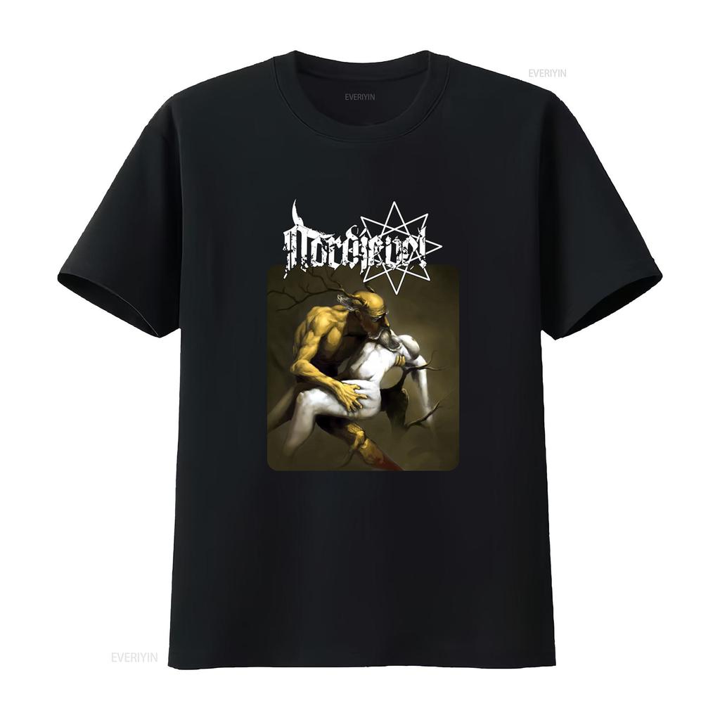 HOT NORDJEVEL Funeral Smell Print T Shirt for Men Long or s vintage Washed Top For Everyday Wear fashion Comfortable Stretched