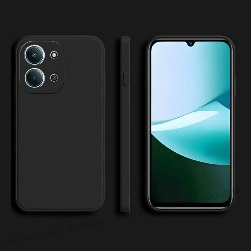 Для Xiaomi Redmi 15C 4G 5G Чехол Квадратный Жидкий Силикон Защитный Задняя Крышка Телефона Чехлы Для Redmi15c