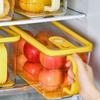 Plastic Food Fresh-keeping Box Sealed Fruit Vegetable Crisper Vegetable Storage Organizer  Kitchen