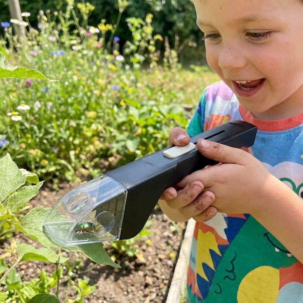 Push Type Portable Insect Trap Transparent Outdoor Bees Catching Tool  Kids Learning