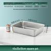 Очень большой лоток для кошачьего туалета из нержавеющей стали с открытым верхом - Защита от брызг, Полузакрытый, Приподнятый, Непроницаемый для запахов.