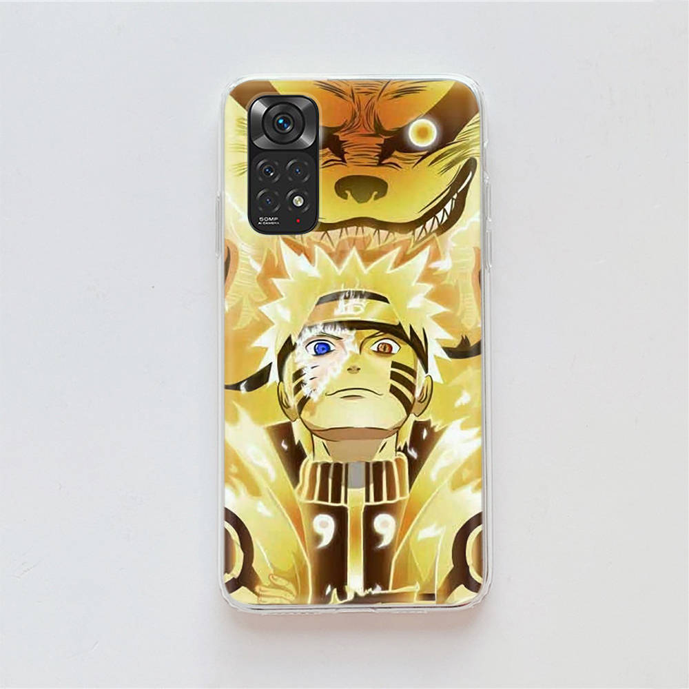 Чехол DT32 Naruto Sasuke для Samsung A04 A14 A23 A34 A54 M23 M33 M52 M53 Realme 10 9 C30S C35 C55 VIVO Y02S Y21 Y33S Y51 X80 Pro Прозрачная крышка