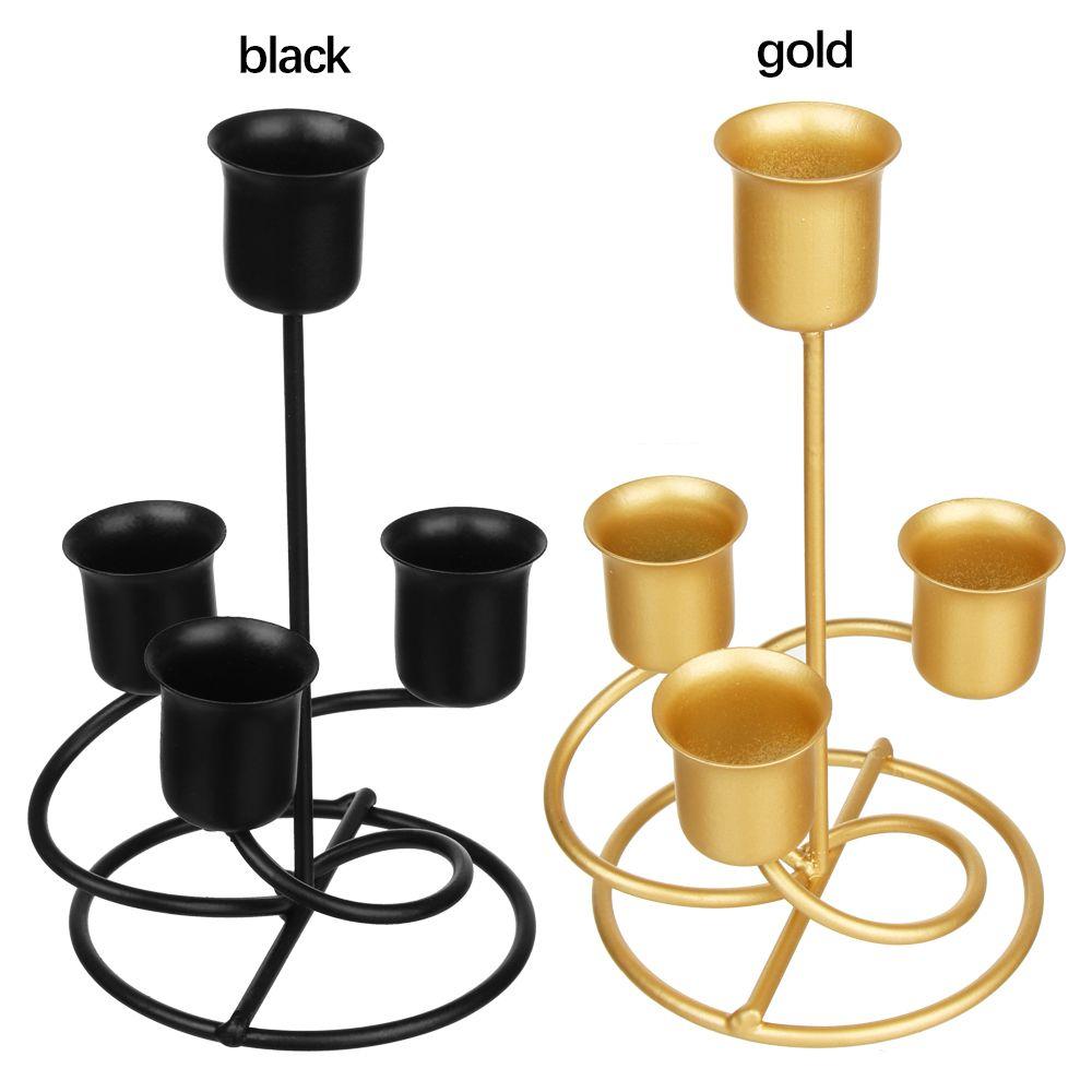 Каминное украшение Мантия Современный стиль Подсвечники Кованые канделябры Металлические подставки для свечей