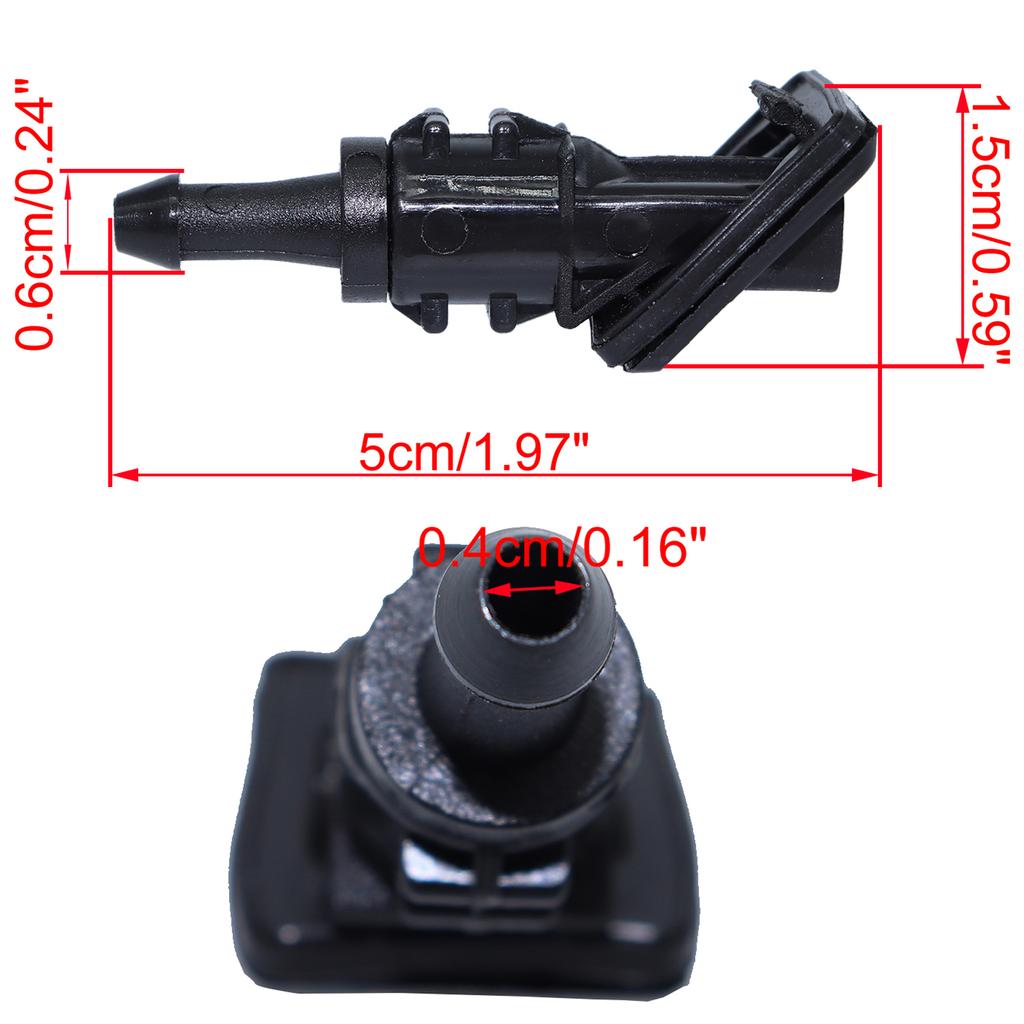 2Pcs For Kia Cee'd ED Ceed Hyundai I30 Front Windshield Windscreen Washer Spary Jet Nozzle Water Cleaning 2006 2007 2008 2009