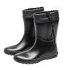 PAFHL Half Rain Perfect for Rainy and Other Work Sizes Women's Boots, Black, Long, Waterproof, High-Cut, Mid-Length, Season, Typhoons, Farming,