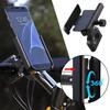 Aluminum Alloy Motorcycle Bike Bicycle Phone Holder For 4-7 Inch Smartphone Gps 20-30mm Handlebar Mount Motorbike Accessori K8b9