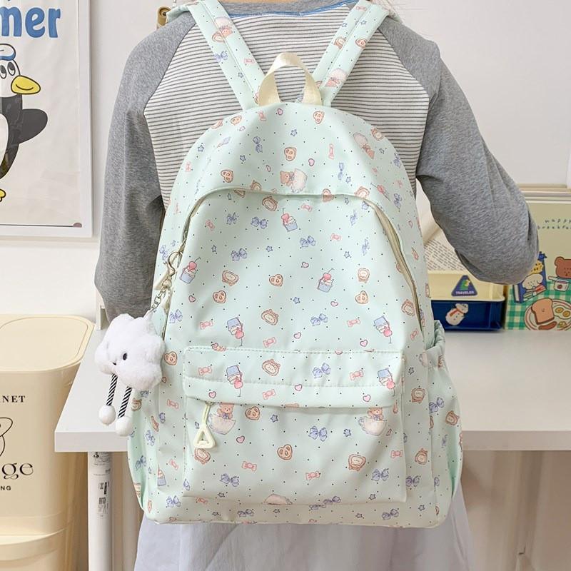 Sanrio Cartoon Animal Backpack With Breathable Fabric For School Students