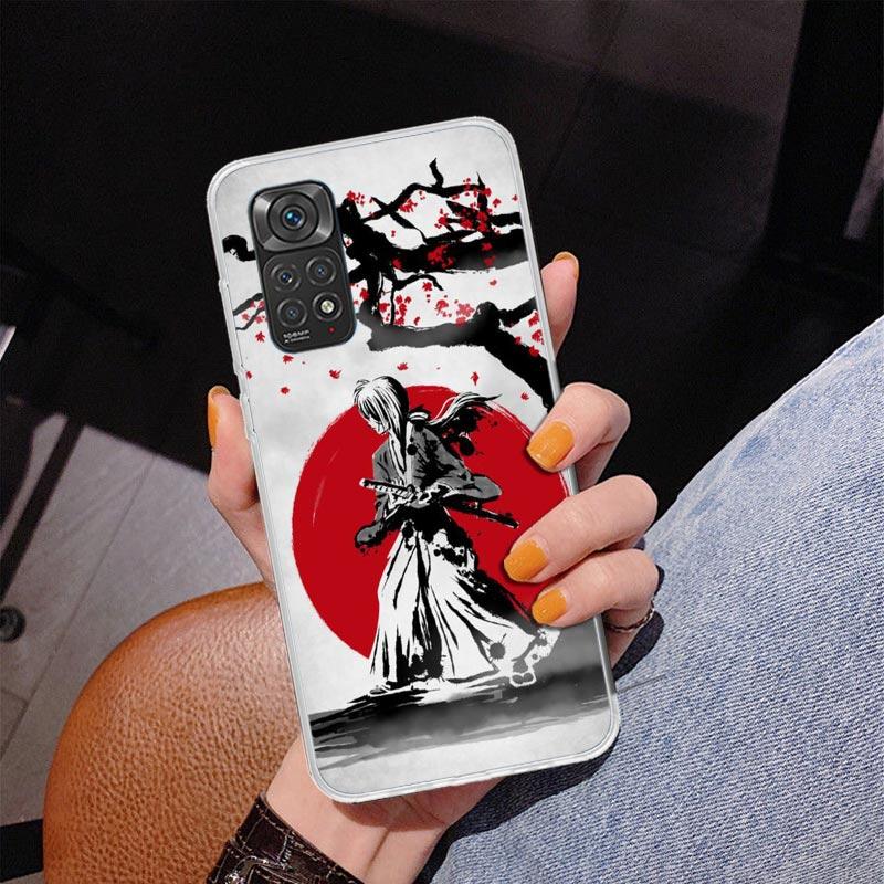 Чехол для телефона с аниме Rurouni Kenshin для Xiaomi Redmi Note 15 14 13 12S 12 11 Pro Plus 14S 11S 11E 10 10S 11T 5G Персонализированный чехол