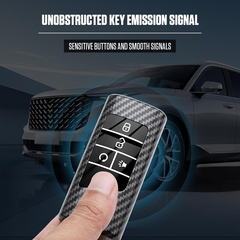 Внутренние молдинги Чехол для корпуса автомобильного ключа Для GAC Trumpchi GS4 GM8 GA3 GA6 SGS7 GA4 GS5 GS3 Legend GS8 Брелок Бесключевой доступ Аксессуар