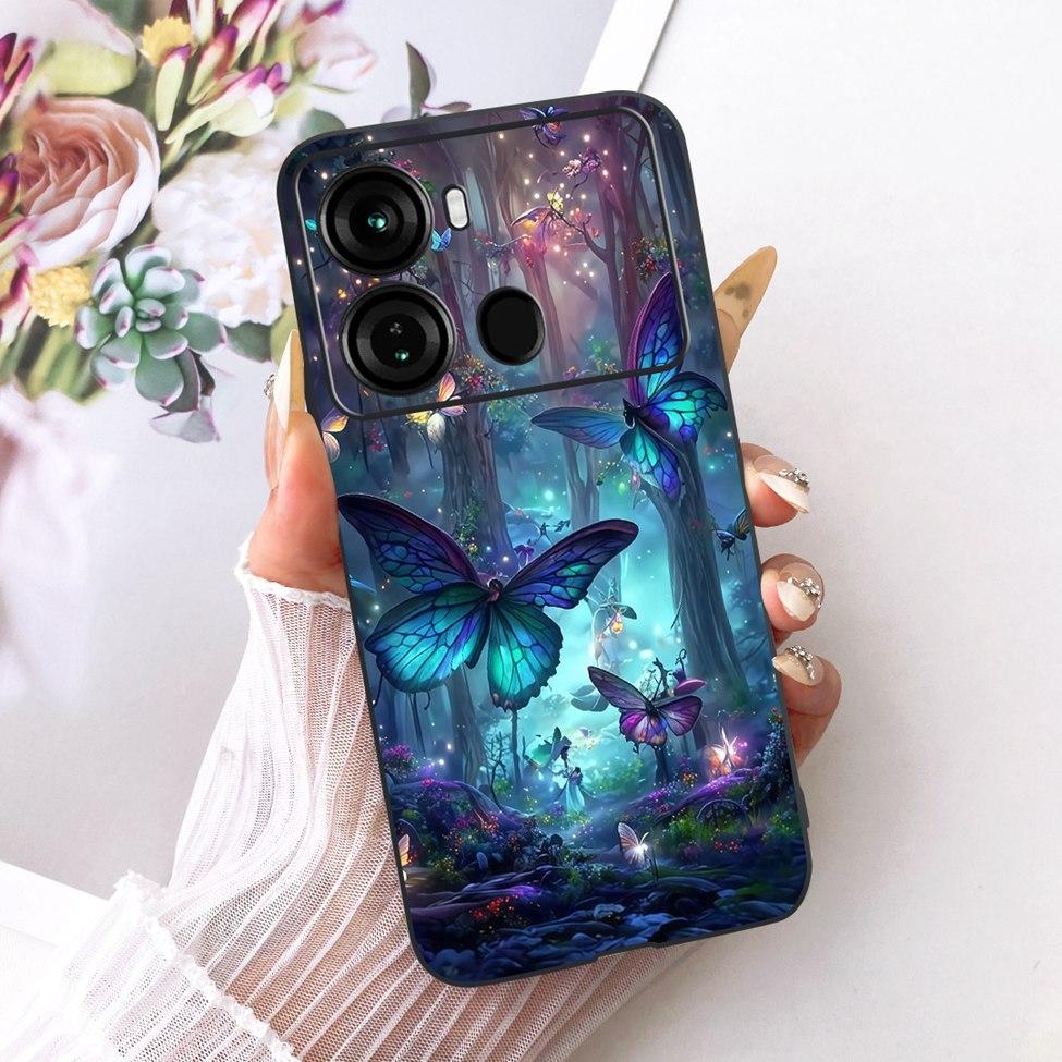 Чехол для ITEL P40 Чехол P662L Силиконовый Милый Кот Модный Забавный Расписной Funda Для P40 ITEL P 40 Корпус Телефона