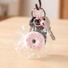 Bounce Shapable Squishy Keychain Food Grade Silicone Slow Rebound Toy Donut Squishy Toy Hand Relax