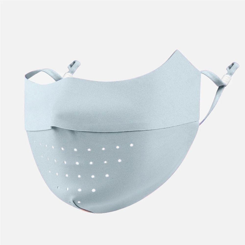 Breathable Cycling Face Mask Thin Face Cover Soft Ice Silk Face Mask  Summer