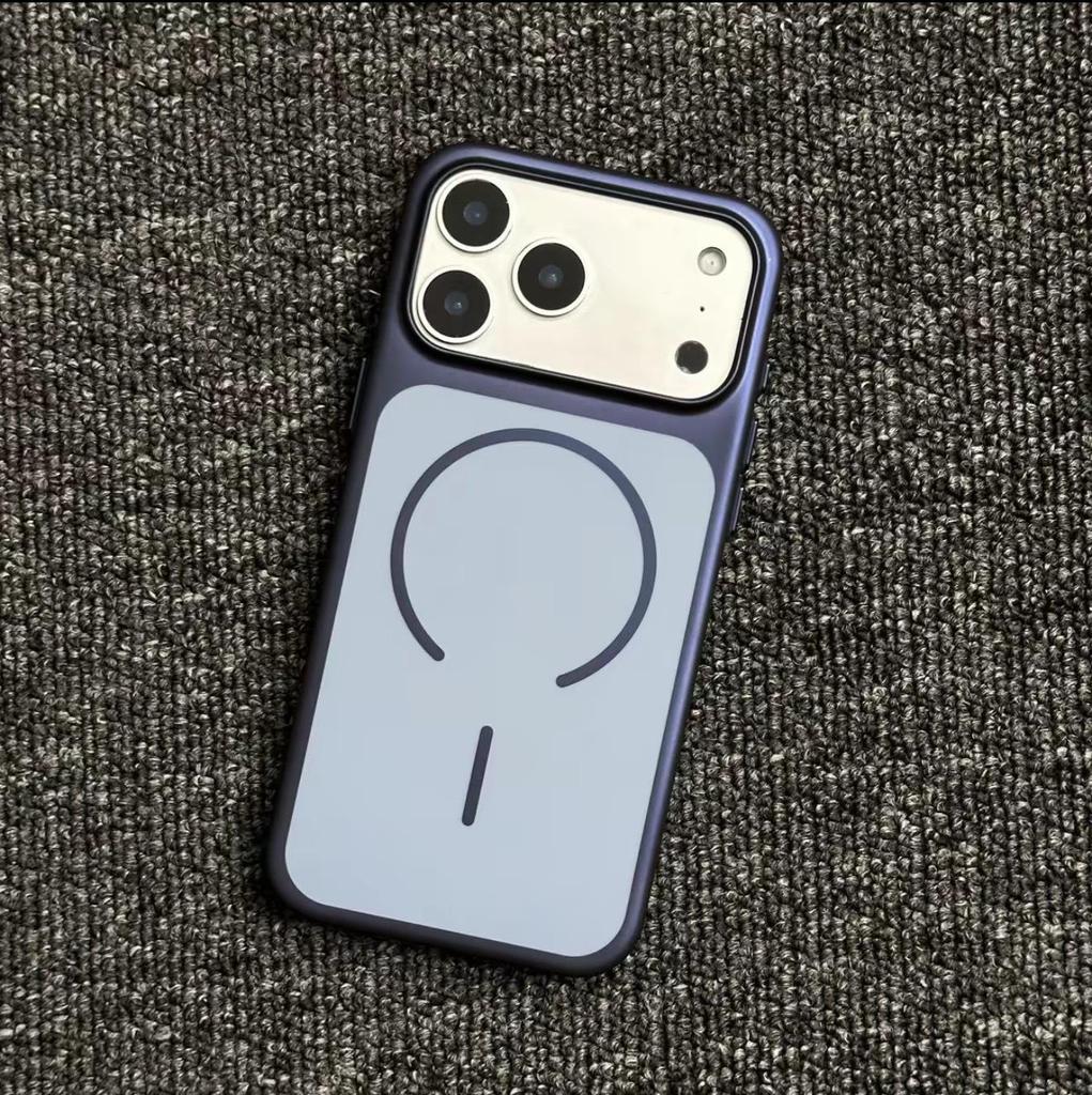 Мягкий магнитный чехол-накладка с ощущением кожи для iPhone 17 Pro Max и Apple 16/15