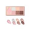 Палитра теней для век Wonjungyo W Daily Mood Up Palette 01 Soft Mauve Pink 8g Pink Brown Glitter Matte /