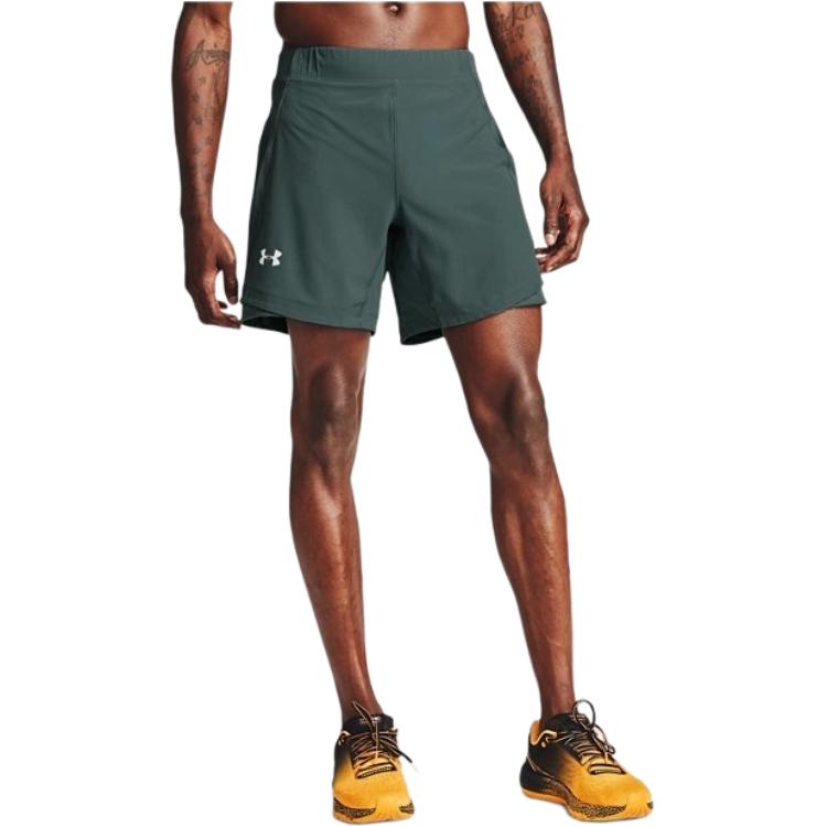 Under Armour Шорты для бега Qualifier, мужские плавки Academy, синие 1326600-424