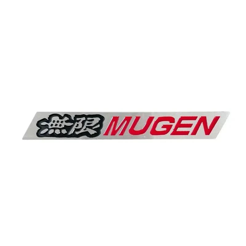 3D алюминиевый сплав Mugen Логотип Задний Багажник Крыло Шильдик Наклейка на Автомобиль Наклейки Для Honda Civic Type R Accord Integra CRV Fit