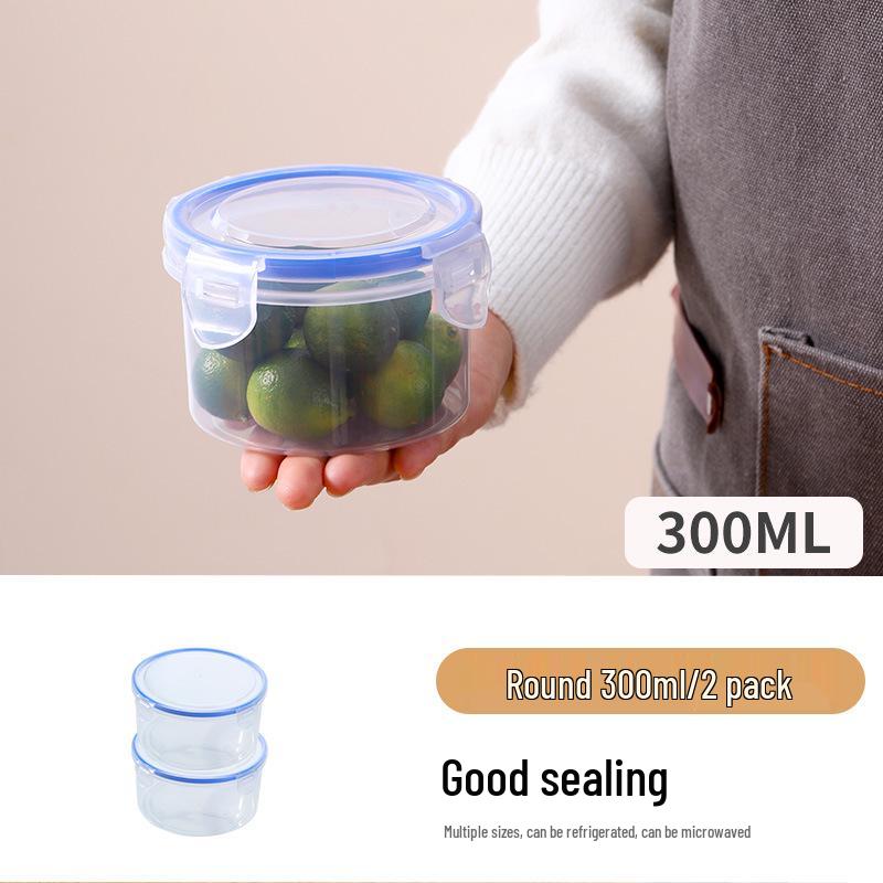 Многофункциональный герметичный пластиковый контейнер для хранения продуктов и ланч-бокс, пригодный для использования в микроволновой печи