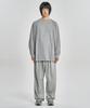 AJOBYAJO Dual Fabric Hybrid Pants [Melange Grey]