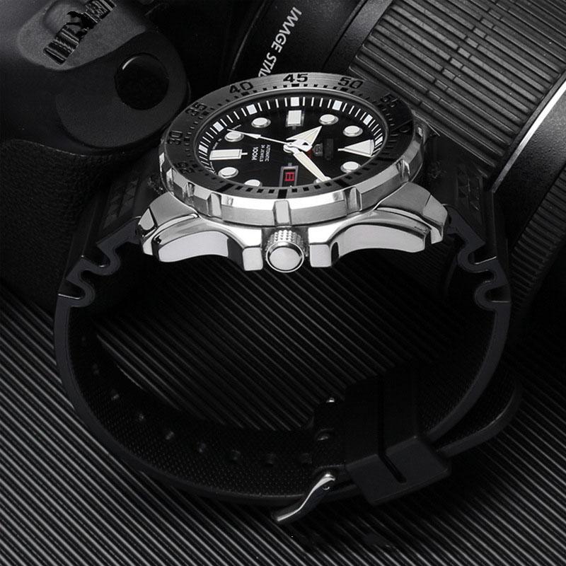 Для Seiko SRP601J1 Водный призрак консервированные часы дайвинг-ремешок водостойкий браслет мужские силикон черный синий Спортивный ремешок 20 мм 22 мм