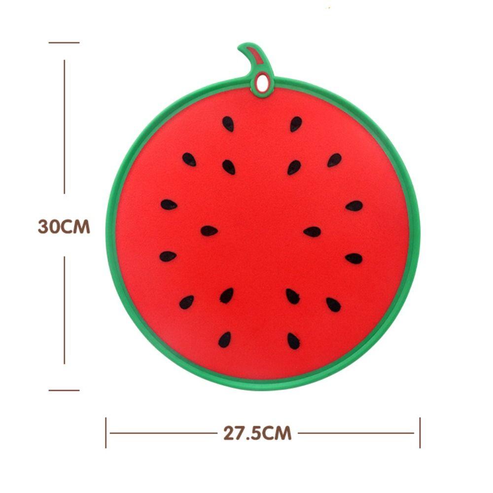 Утолщенная разделочная доска в форме фрукта, пластиковый кухонный гаджет, разделочные доски, прикорм