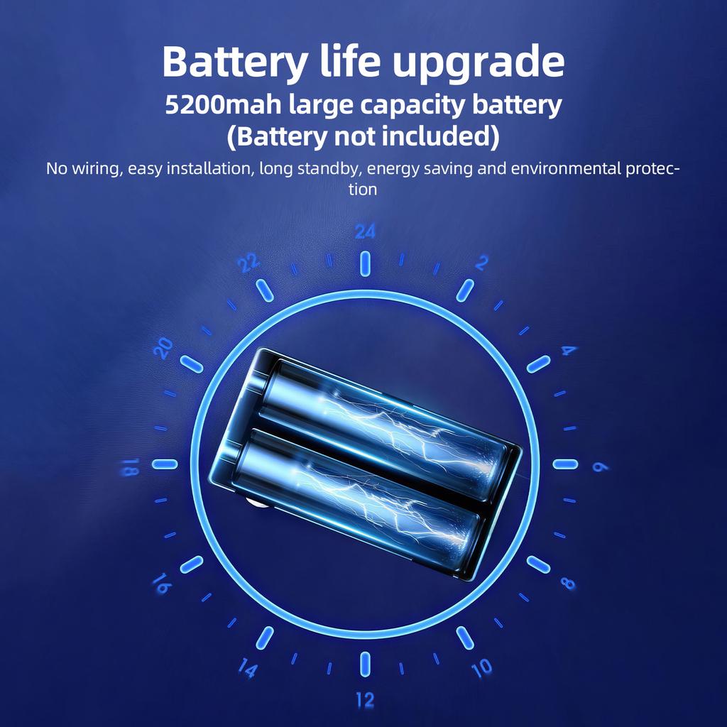 Видеодомофон, беспроводная камера с звонком, питанием от аккумулятора, интеллектуальный AI PIR, обнаружение человека IP65