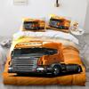 3D Truck Printed Duvet and Pillowcase 2 or 3 Luxury Bedding AU/EU/DE Full Size Soft and Quick Drying Home Decor Home Gift
