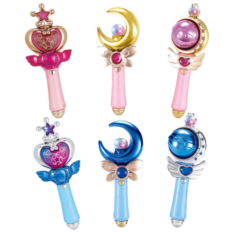 New Sailor Moon Stick Spiral Heart Moon Rod Cutie Moon Rod Wand Figure Toy Queen Serenity Henshin WAND Stick Rod Boy Gift Girl