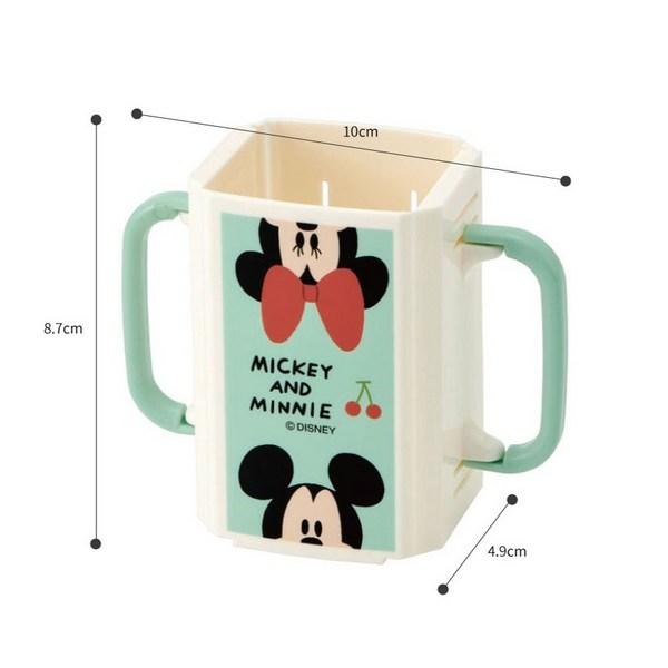 Складной тонкий набор подставок для напитков Skater Korea для малышей Jamie Loft, набор из 2 друзей Mickey & Minnie Friends + Mickey & Minnie Pooch Friends, разные цвета, 1 комплект