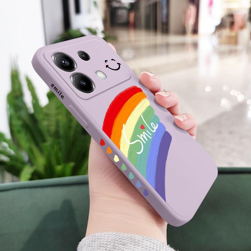 Теплый Радужный Чехол Для Телефона Для Xiaomi Poco F8 F7 X7 X6 F6 M6 M5 M5S F5 X5 F4 X4 M4 F3 M3 X3 Pro 4G 5G GT Силиконовый Чехол