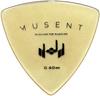 Musent Made In Japan Standard Triangle Pick Thickness Trial Set of 3 Ultem 0.60-1.00mm MSNTDPK0000-UTR-03P
