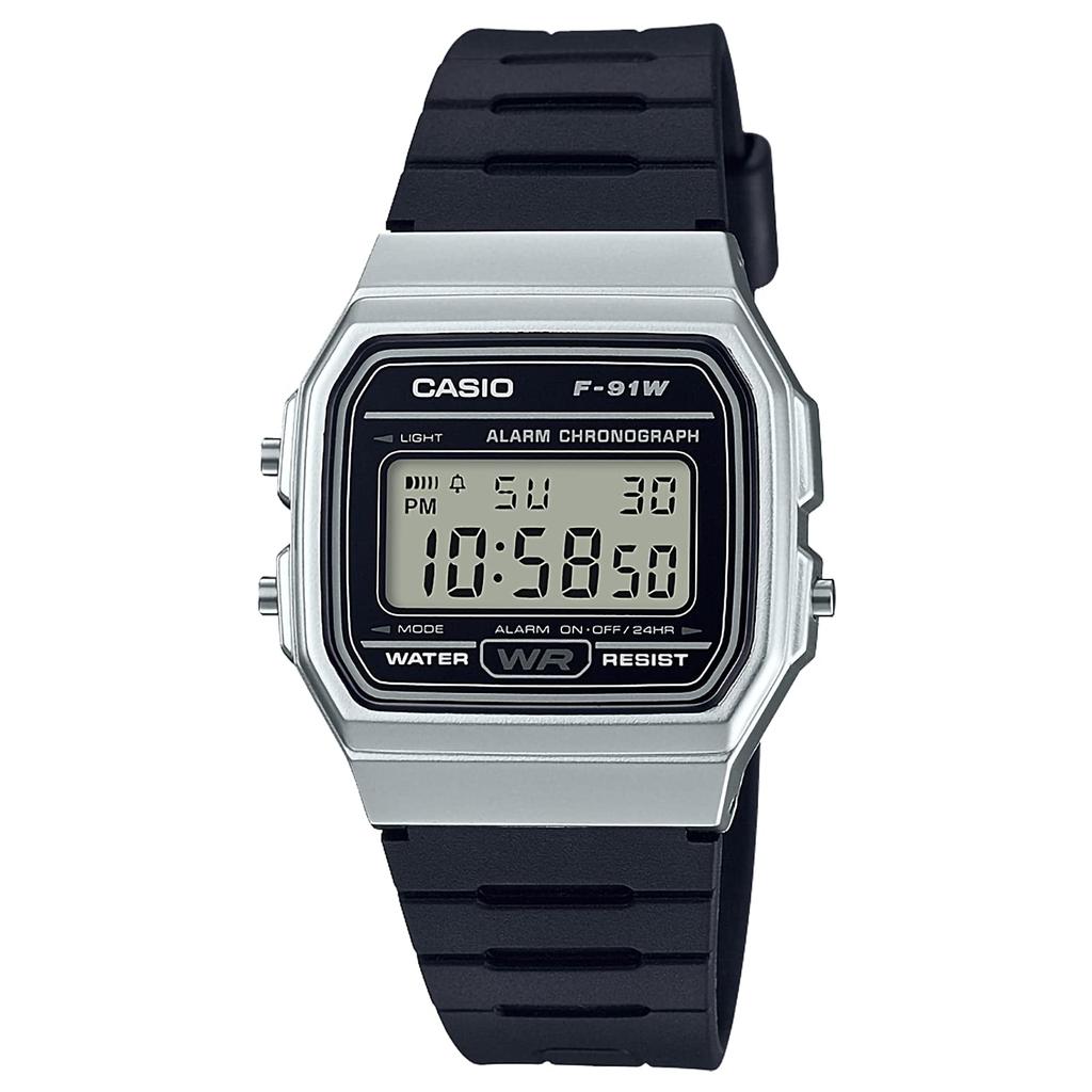 Casio Wristwatch Casio Collection F-91WM-7AJH Black Digital Watch