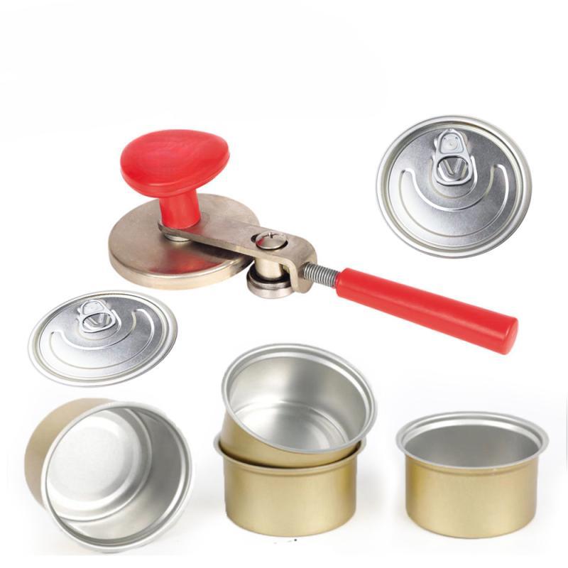 Креативность молекулярной кухни создает Посуду Коробки для икры Рыбная икра Банки пустые Консервные банки алюминиевые герметичные Машина для ручной запайки