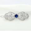 LUOTEEMI Top Quality Luxury Bridal Hair Accessories for Women Wedding Jewelry Fashion Cubic Zircon CZ Hair Pins