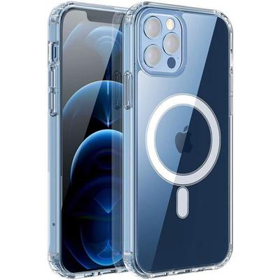 Магнитный чехол - Apple - iPhone 12 Pro Max - Прозрачный - Тонкий - Совместимый с Magsafe