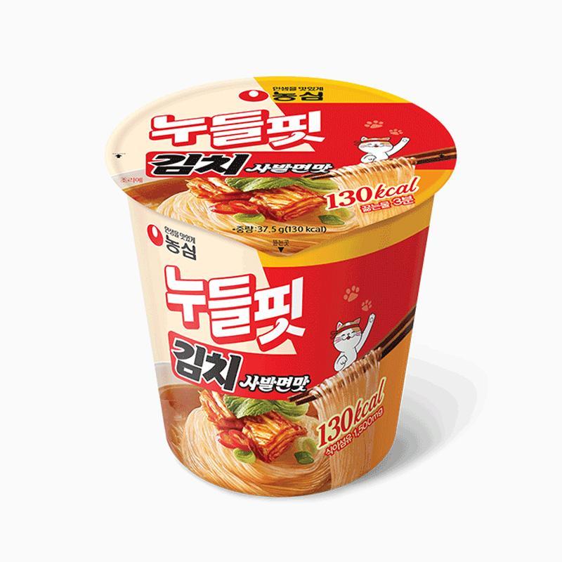 Лапша быстрого приготовления Nongshim Низкокалорийная с 1500 мг пищевых волокон, 6 вкусов / Корейская лапша, Kfood, Аутентичная корейская еда
