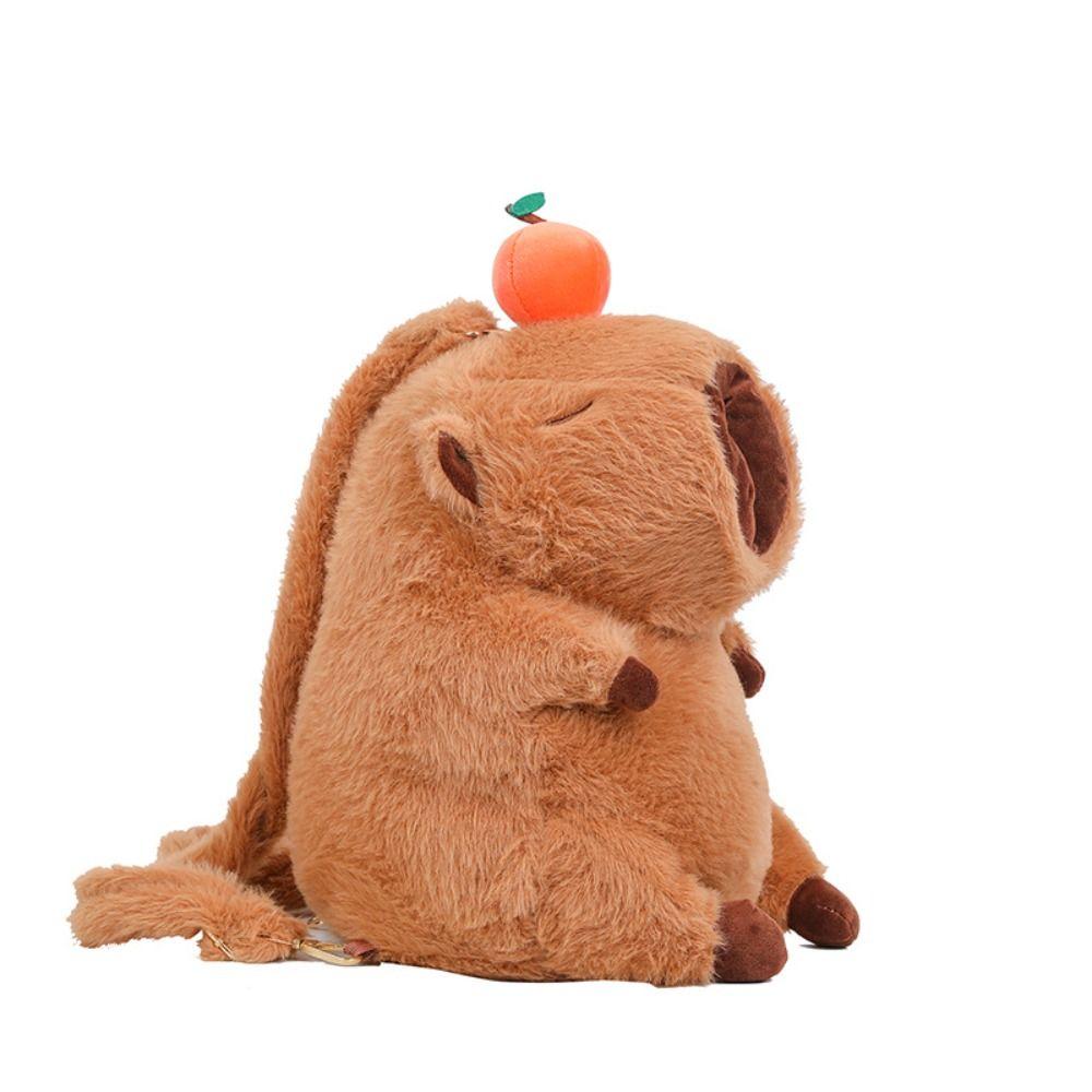 Stuffed Sports Capybara Plush backpack Animals Doll Capybara Crossbody Bag  Couple