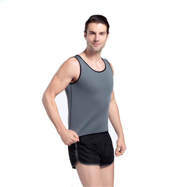 Мужской жилет для пота в сауне, тренажер для талии из неопрена для похудения, тренировки в тренажерном зале, формирователь тела, корсет Cincher для похудения