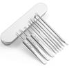 4-11Pcs Ingrown Hair Tweezers Acne Blackhead Removal Needles Black Dots Cleaner Deep Cleansing Pore Cleaner Face Skin Care Tools 3