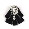 Alloy Bow Tie Gift Crystal Rhinestone Bowtie Luxulry Bowknot Brooches
