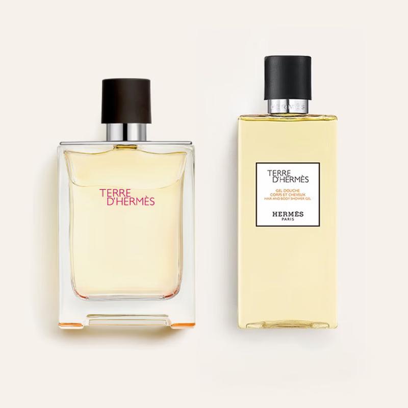 Hermes Earth Bath Набор мужских духов Древесный Туалетная вода EDT + 21964818-Двухпредметный набор: Dadi Легкий аромат 100 мл + Dadi Шампунь и гель для душа 200 мл