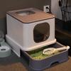 Cat Litter Box Fully Enclosed Drawer Type Anti-splash Oversized King Cat Toilet Pet Supplies