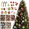 Christmas Transparent Painted Christmas Ball Set Gift Box