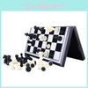 Складная магнитная шахматная игра Портативная дорожная шахматная доска для детей, взрослых и