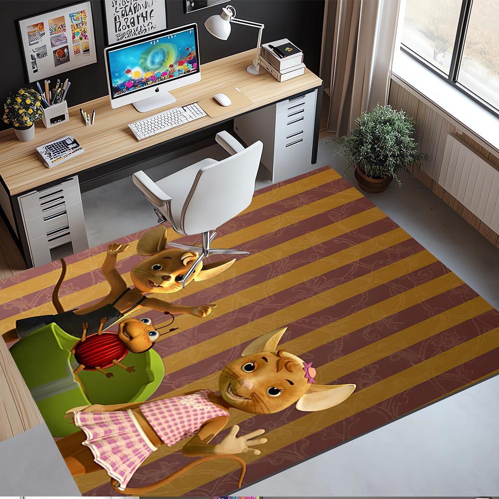 JoNaLu Printed Carpet Rug for Office Chair Living Room Bedroom Kitchen Room Decor Gifts