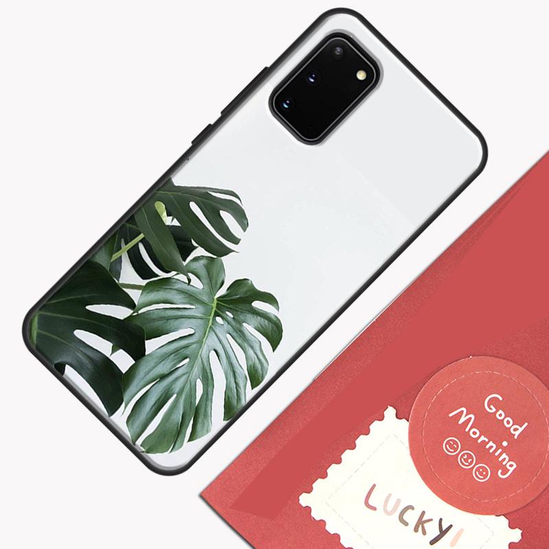 Чехол для телефона 'Монстера Зеленая' для Samsung Galaxy S24 S26 Ultra S20 S21 S22 S23 S25 Plus S10 S25 FE Защитный корпус